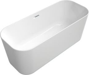 Villeroy & Boch Freistehende Badewanne Finion in Weiß mit Design-Ring, oval, B/T: 170 x 70 cm - Bild 1