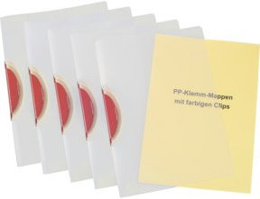 Eichner PP-Klemmmappen A4 helltransparent 0,45 mm - Bild 1