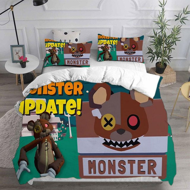 Bettwäsche Set Yeeps Verstecken aus Mikrofaser, 3-teilig, Mehrfarbig, B/H: 135 x 200 cm - Bild 1
