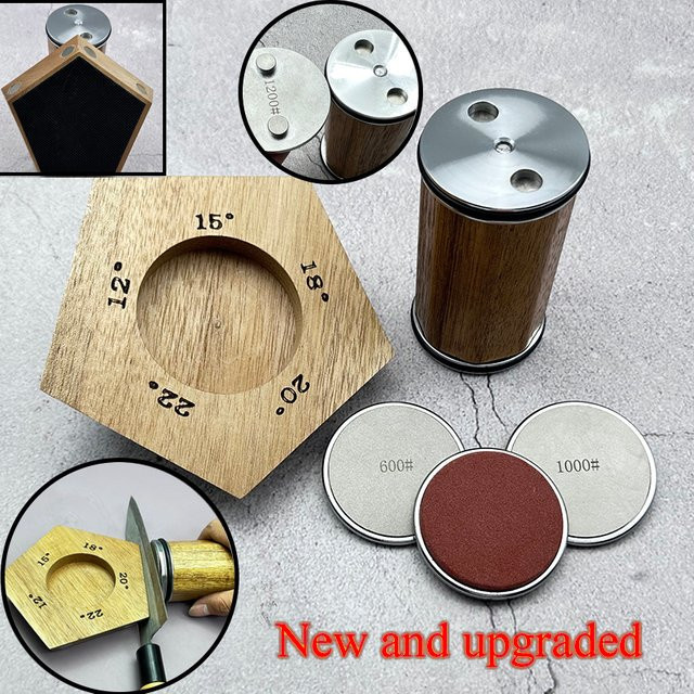 RSCHEF Professionelles Messerwettschärfset mit Magnetischer Saugfunktion und Multi-Winkel-Klinge für die Küche - Bild 1
