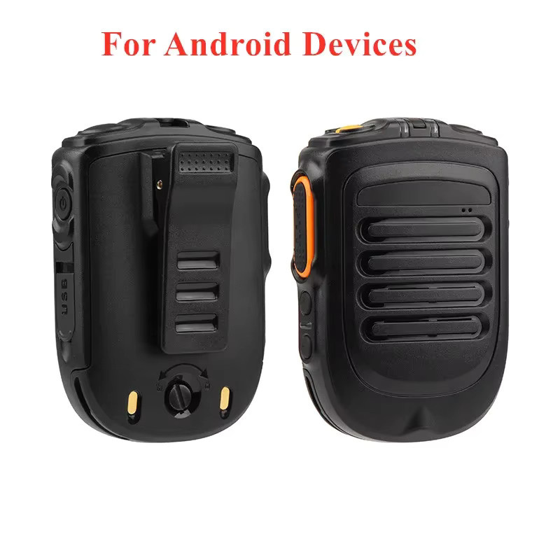 UNIWA Zello Walkie Talkie mit SOS und PTT-Taste, Android POC Handheld Wireless mit Bluetooth Mikrofon, Schwarz, kompatibel mit Alps F40 F22 F25 - Bild 5