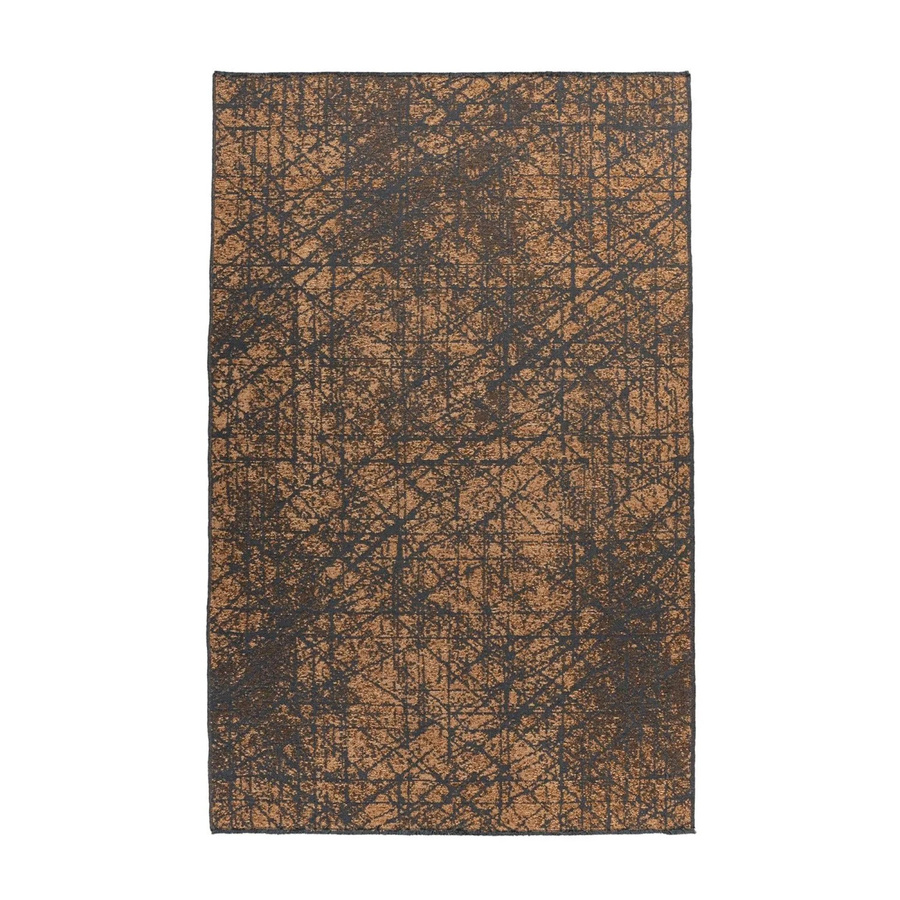 MeGusta Flachflor Teppich Eva Modern Gelb Multicolour aus Polyester B/B: 120 x 170 cm - Bild 2