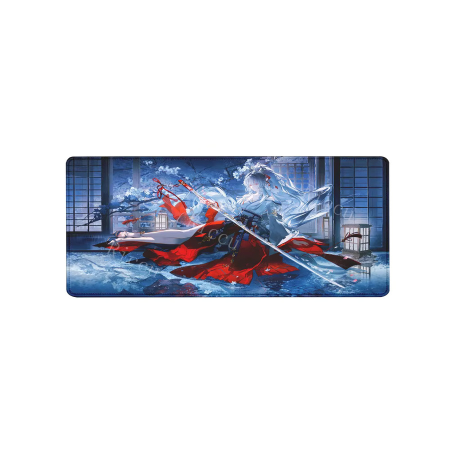 Riccu Wuthering Waves Anime Girl Hiyuki XXL Mauspad Schreibtischunterlage mit HD-Druck und rutschfester Gummibasis in Multicolour - Bild 5