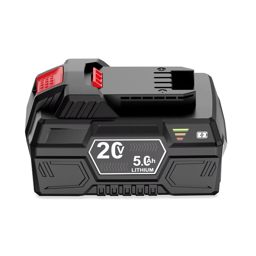 Parkside Ersatz-Li-Ion-Akku 20V 5.0Ah für X20V Team PAP 20 A1 B1 B3 A3 PAPS 208 A1 Elektrowerkzeuge mit integriertem BMS und LED-Anzeige in Schwarz - Bild 5