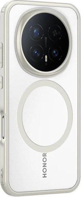 Stoßfeste matte Acrylhülle für Honor Magic 8 Pro, transparent, magnetisch und kabelloses Laden unterstützt - Bild 1