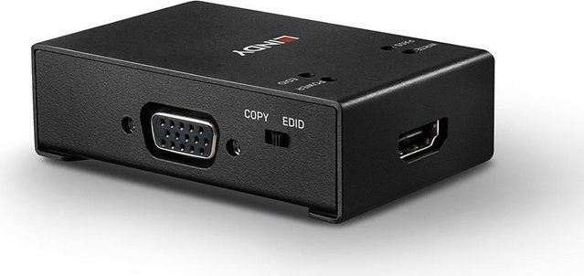 Lindy 32120 EDID Recorder und Emulator für HDMI, VGA und DVI in Schwarz - Bild 1