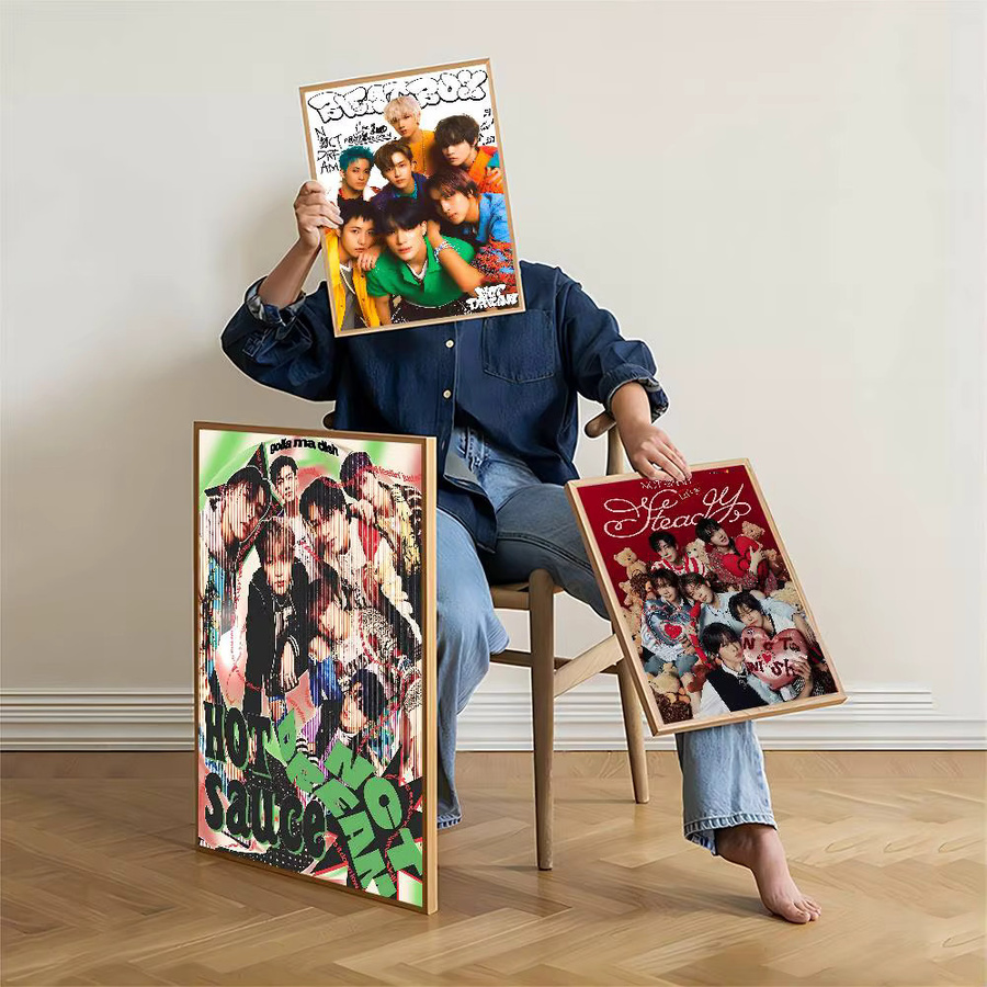 NCT DREAM DIY Sticky Poster Whitepaper Kunstwerk in Weiß für Nordic Home Decor - Bild 2