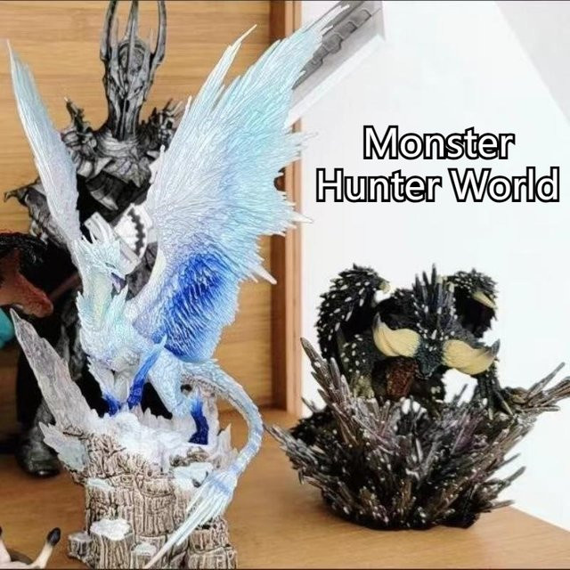Bandai Monster Hunter Sammlerset Actionfigur, Velkhana Nergigante Zinogre Zamtrios - Bild 1