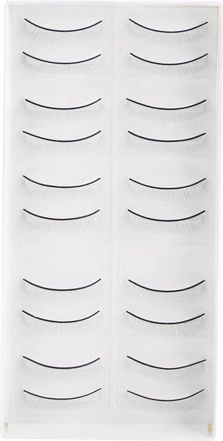 Beautyyy Übungswimpern, 10 Paar, weiß, Unisex - Bild 1