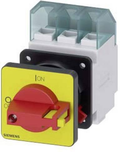 Siemens Lasttrennschalter 3polig, Rot/Gelb, 25A, 16mm², 690 V/AC, 3LD21500TK13 - Bild 1