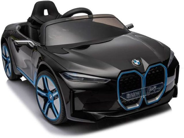 ES-Toys BMW I4 Elektroauto mit EVA-Reifen schwarz - Bild 1