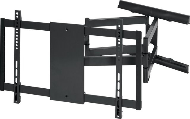 Ultra Slim XXL TV Wandhalter Full Motion VESA 600 in Titan Schwarz, Tragkraft bis 45 kg, VESA-Maße: 200 x 200 mm - Bild 1