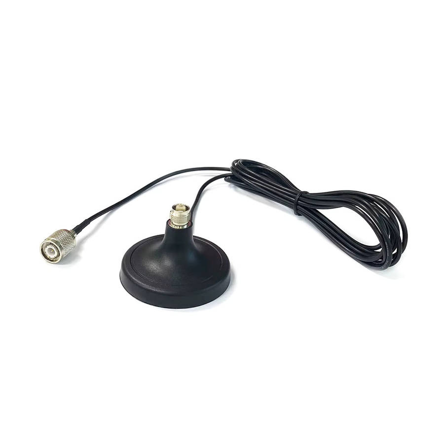 DexMRtiC Antennenbasis-Verlängerungskabel 50-3/RG58 mit SMA, BNC und TNC Steckeradapter in Schwarz, Länge: 1 m - Bild 2