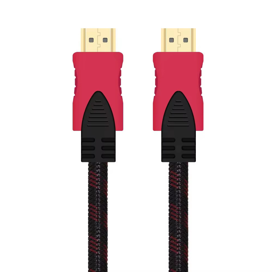 Vention Hochgeschwindigkeits HDMI Kabel in Schwarz und Rot, geflochtenes 1.4V Datenkabel für HDTV, Computermonitor und 3D-Unterstützung - Bild 3