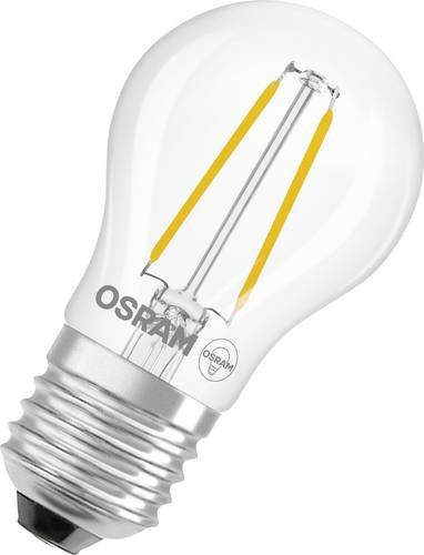 Osram LED Retrofit Classic P Filament Leuchtmittel E27 1.8W Kaltweiß Transparent - Bild 1