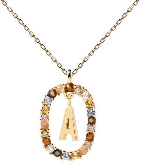 YIRAN Jewelry Buchstabenkette, Zirkonia, Gold, Damen - Bild 1