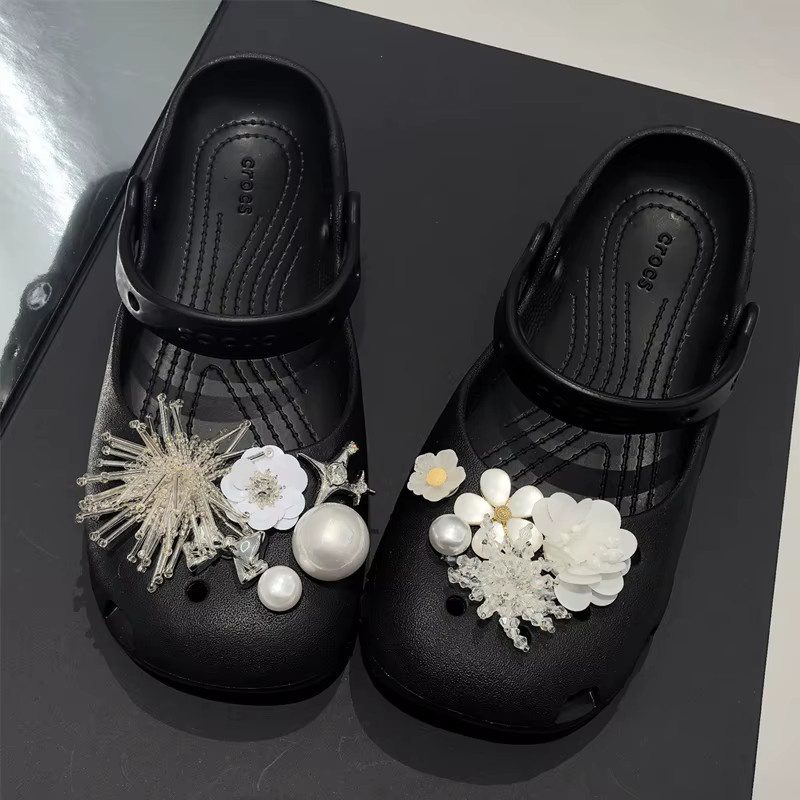SMATLELF Schuh-Charms, Blumen-Perlen, 1 Set - Bild 2