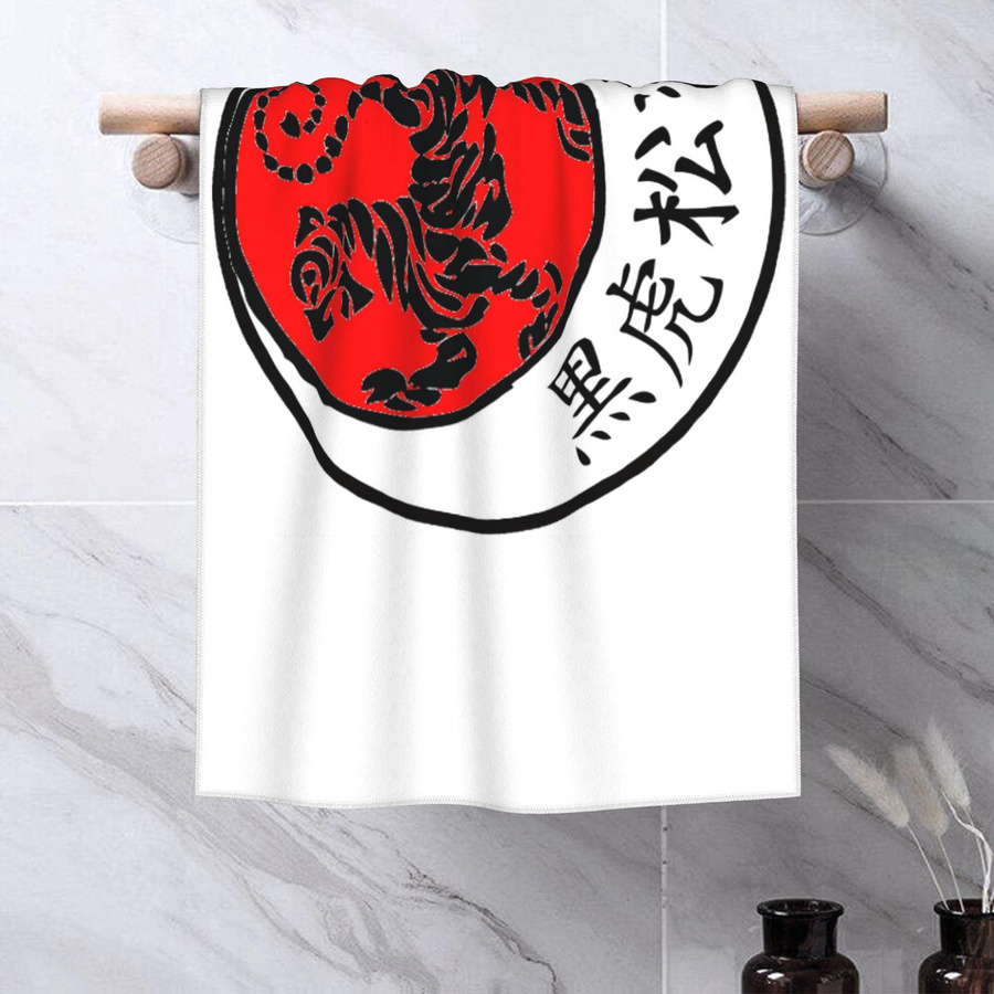 Ka Chen Muxi Shotokan Karate Gesichtstuch aus Baumwolle, weiß, B: 40 cm, H: 60 cm - Bild 3