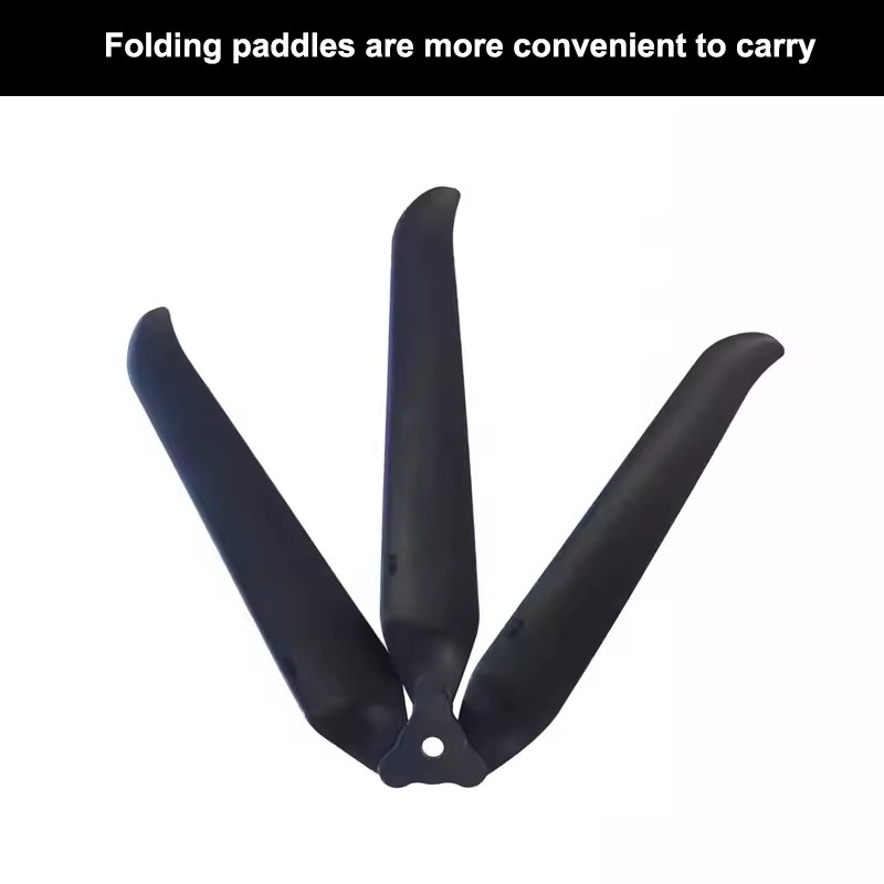 Gemfan F1051 10-Zoll-Faltpropeller aus Glasfaser-Nylon in Schwarz für FPV-Drohnen mit großer Reichweite (2-Blatt oder 3-Blatt) - Bild 2