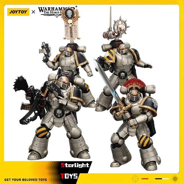 JOYTOY Warhammer Iron Warriors Mkll Tactical Sergeant Legionary, Actionfigur, 1/18 - Bild 1