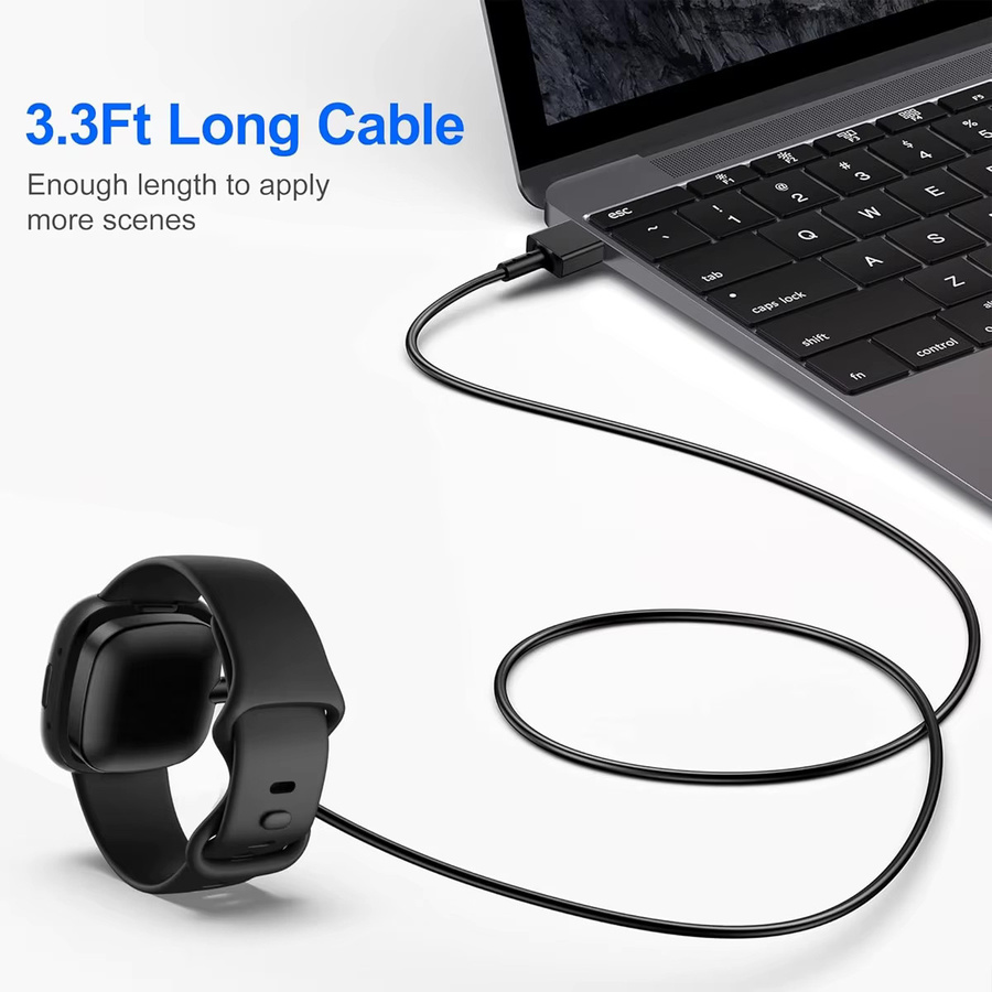 Amazfit Ladestation USB-C, Schwarz, für Amazfit Active 2, Bip 6 - Bild 5