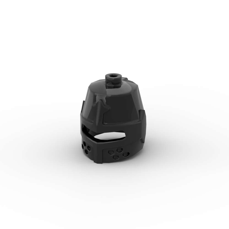 ixBricks Burg Kopfbedeckung Helm Konstruktionsbausteine 10-teiliges Set - Bild 2