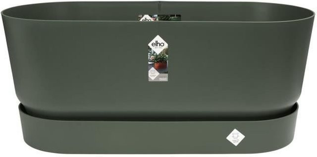 ELHO Pflanzkasten Greenville Terrasse mit Rädern, Blattgrün, B/T/H: 78 x 35 x 33,5 cm - Bild 1
