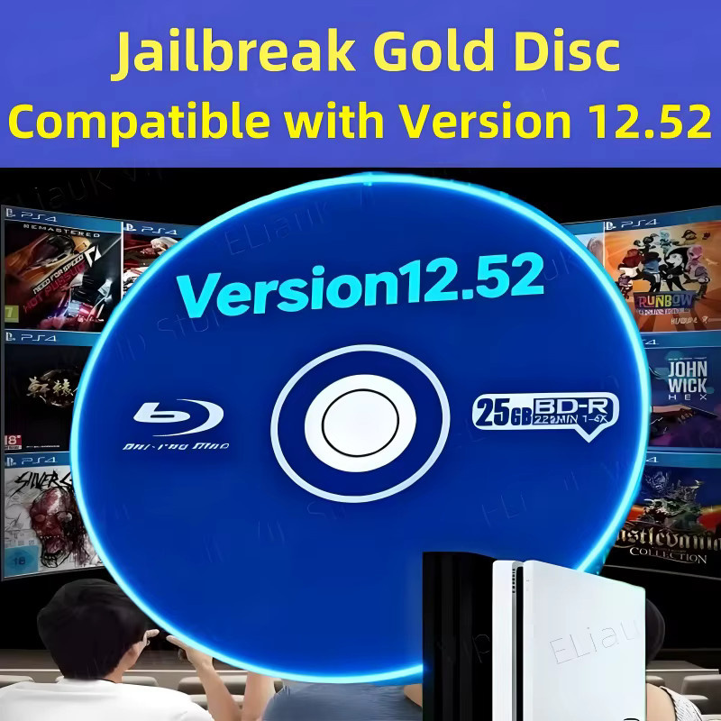 Jailbreak Disc Neue Version 12.52 für PS4 zur Unterstützung von Bootfähigem Auswurf, Homebrew und Backup-Spielen - Bild 3