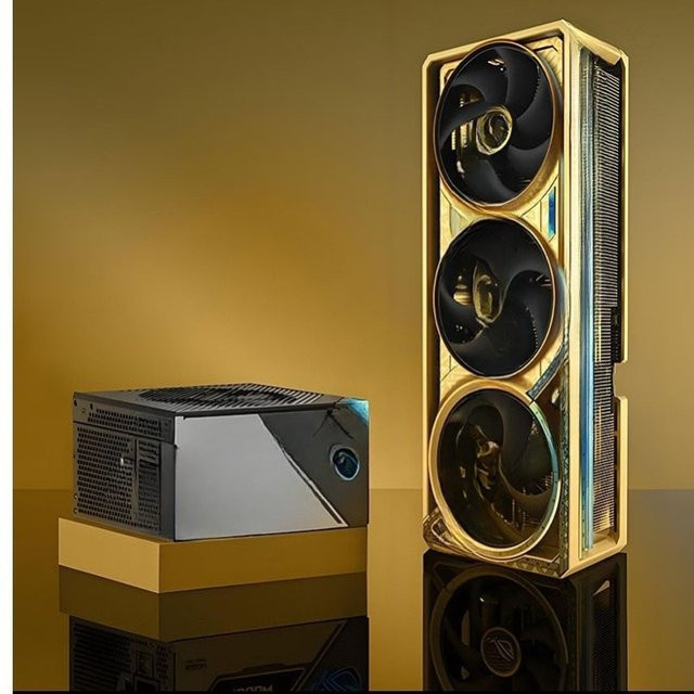 Asus TUF RTX 5090 32GB Grafikkarte in Gold - Bild 1