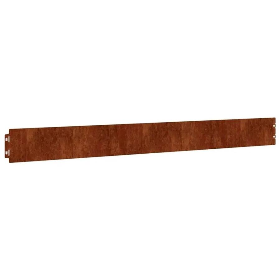 vidaXL Rasenkanten aus flexiblem Cortenstahl, 10 Stück, B/H: 10 x 103 cm - Bild 2