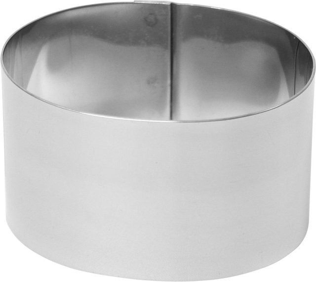 Schneider Dessertring Mini oval aus Edelstahl in Silber, L: 7,4 cm, B: 5,6 cm, H: 4,5 cm - Bild 1