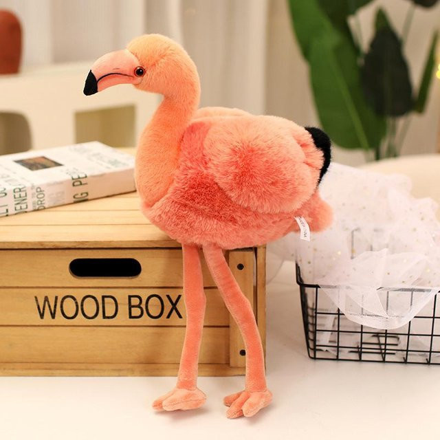 Flamingo Puppe Plüschtier, rosa, 45cm - Bild 1