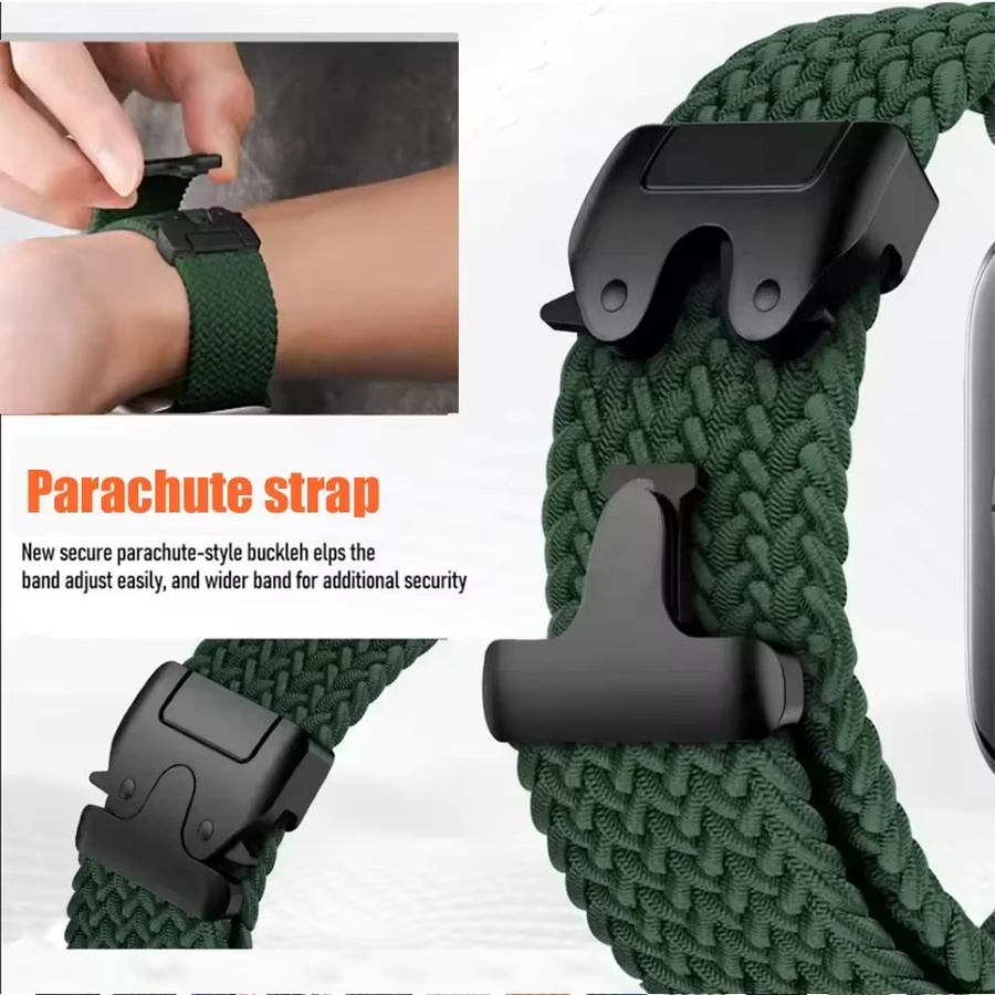 Amazfit Uhrenarmband Nylon, Schwarz, Unisex - Bild 3