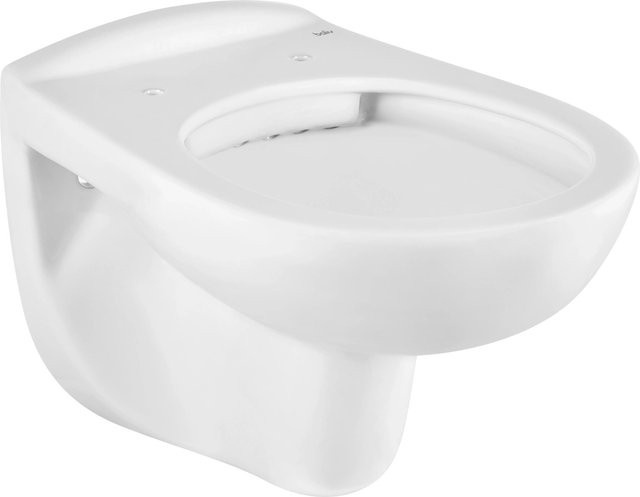 baliv Wand-WC Glasgow Tiefspüler aus Keramik in Weiß, spülrandlos - Bild 1