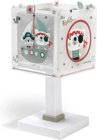 Dalber Kinder Nachttischlampe The Pirates Piraten in Mehrfarbig und Transparent