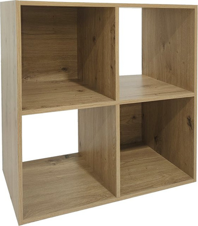HTI-Living Regal Thekla Artisaneiche in Braun, B/T/H: 60 x 60 x 60 cm