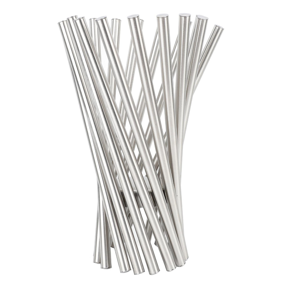 CosyHome Obstschale aus Edelstahl in Silber für Obst und Gemüse mit linearem Design - Bild 1
