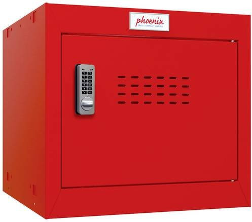 Phoenix CL0344RRE Würfel Schließfach Klein Rot mit Elektronikschloss B/T/H: 40 x 40 x 36,5 cm - Bild 1