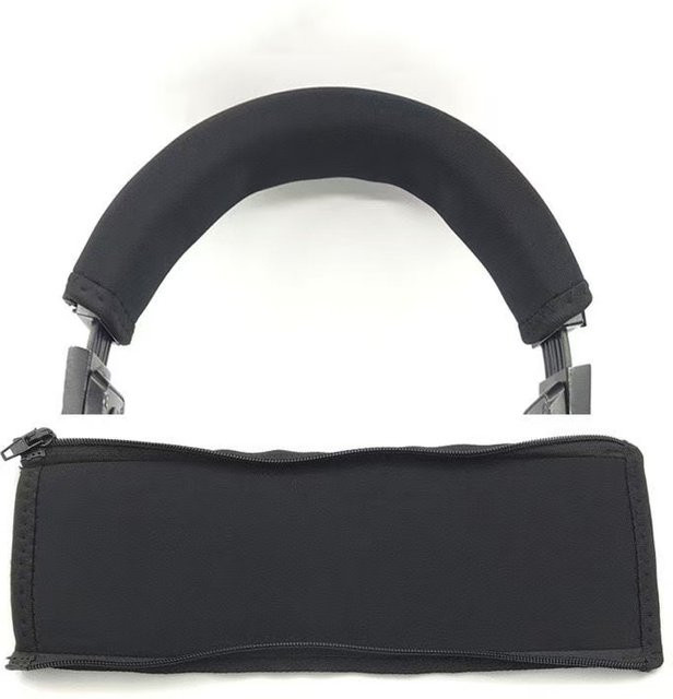 Schutzhülle für Audio Technica Kopfhörer mit Kissen Pad und Stirnband in Schwarz für ATH MSR7 M50X M40X M30 M20X Headsets - Bild 1