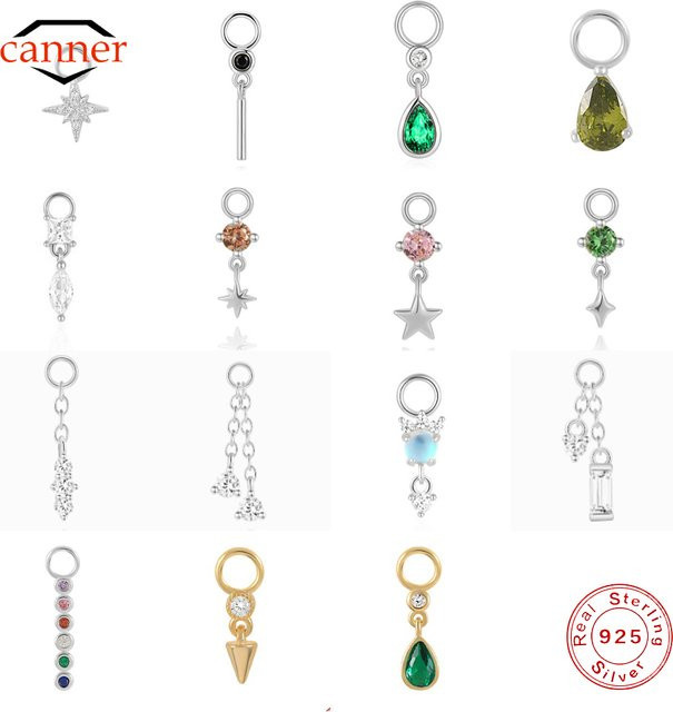 CANNER Ohrringe, 925 Silber, Zirkonia, Unisex - Bild 1