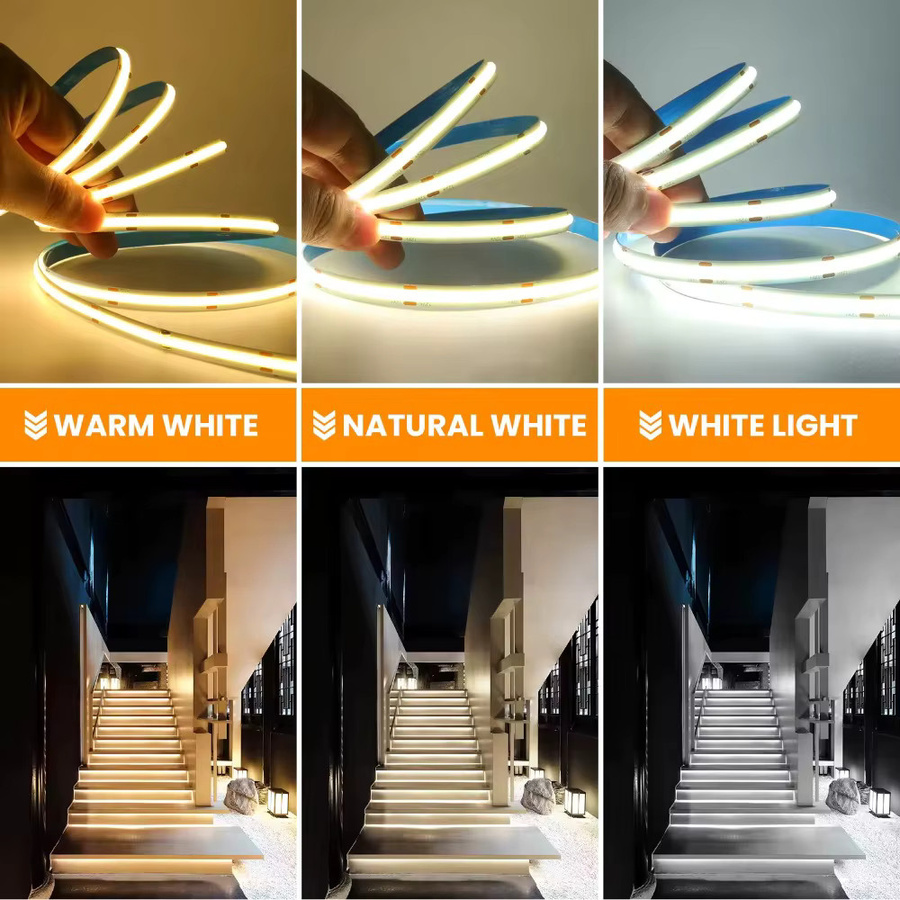 Tuya Zigbee 3.0 COB LED-Lichtleiste, 12 V, dimmbar, Multicolor, für Schrank und Möbel, kompatibel mit Amazon Alexa und Google Assistant - Bild 3