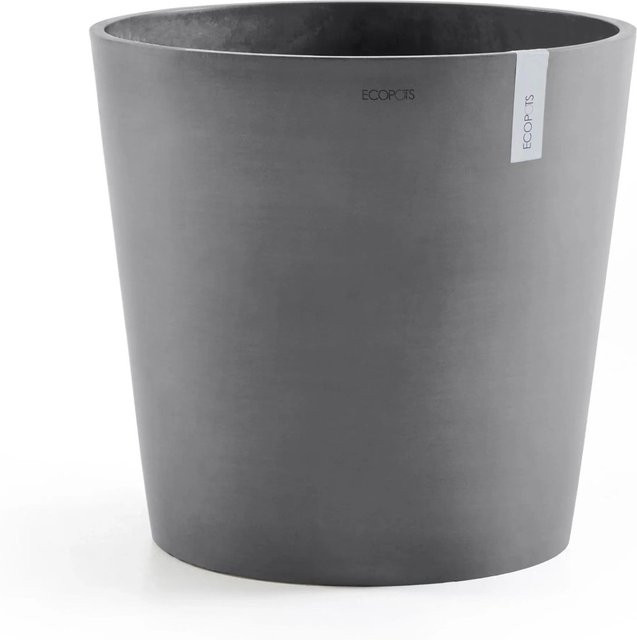 Ecopots Pflanztopf Amsterdam Grau, Durchmesser: 50 cm, Höhe: 44 cm - Bild 1