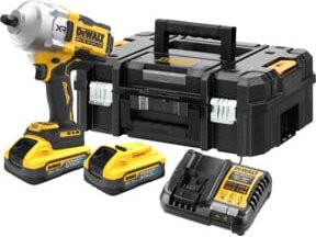 DeWalt Akku-Schlagschrauber 18V mit 5.0Ah Li-Ion Akku und Ladegerät, Gelb - Bild 1