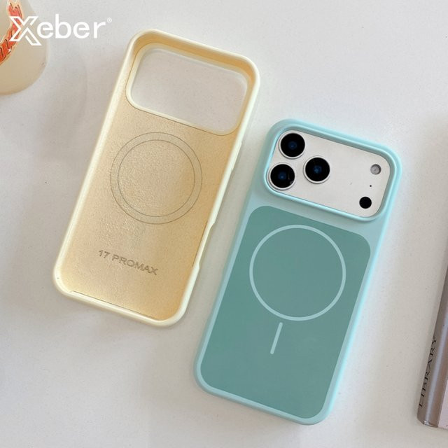 Xeber MagSafe Magnetische Silikon Schutzhülle für iPhone 17 Pro Max, iPhone 17 und iPhone 17 Pro in Grün - Bild 1