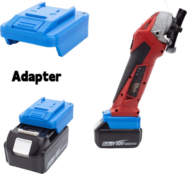Akku-Adapter von Makita auf Ozito für 18-V-Lithium-Ionen-Akkus (nur Adapter) - Bild 1