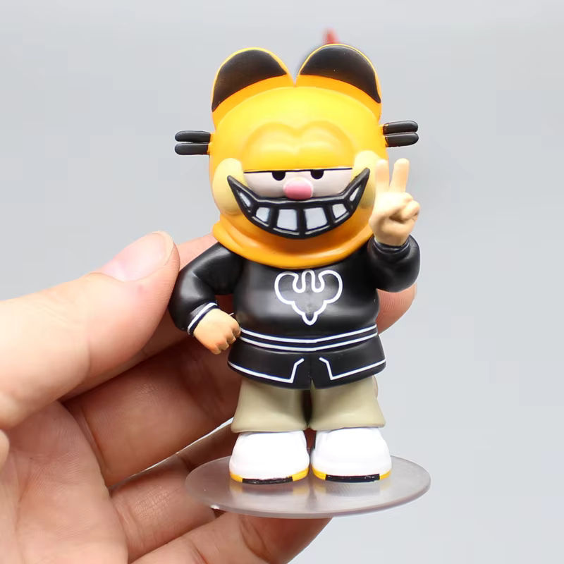 Bandai Superman Katze Kawaii Kung Fu Modellfigur aus Kunststoff, mehrfarbig, Höhe: 9 cm - Bild 5
