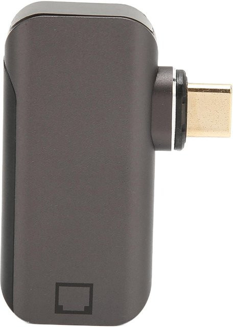 Honor Electronics RJ45 auf USB-C Magnetadapter 24Pin Ethernet LAN Adapter in Grau - Bild 1