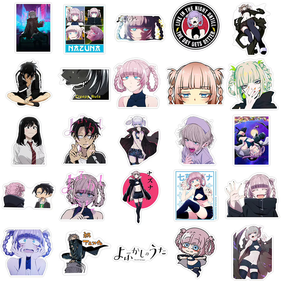 Bandai Call of the Night Anime-Aufkleber, Bunt / Mehrfarbig, Set / Bundle - Bild 4