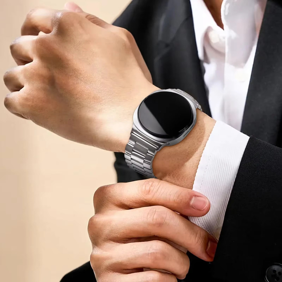 Uhrenarmband Edelstahl, Silber, Unisex, für Samsung Galaxy Watch8 Classic - Bild 3