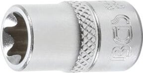BGS Steckschlüssel-Einsatz E-Profil 6431 mit 1/4 Zoll Antrieb und SW E11 in Silber - Bild 1